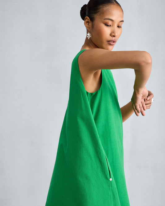 Double Layer Dress - Green