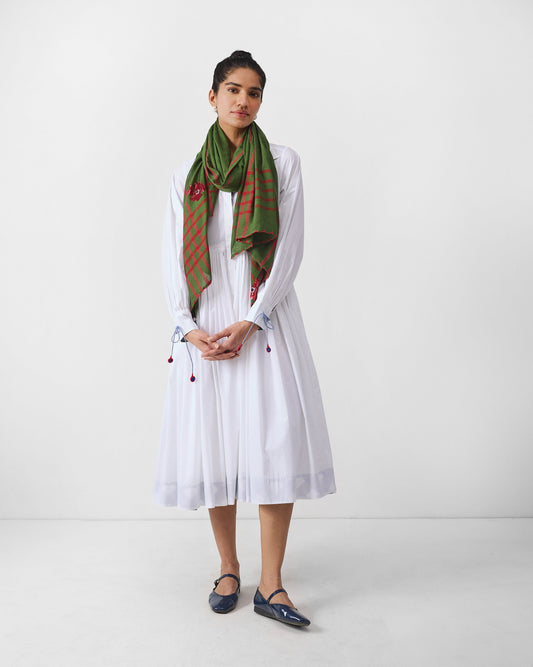 Puritsu Shirt Dress - White