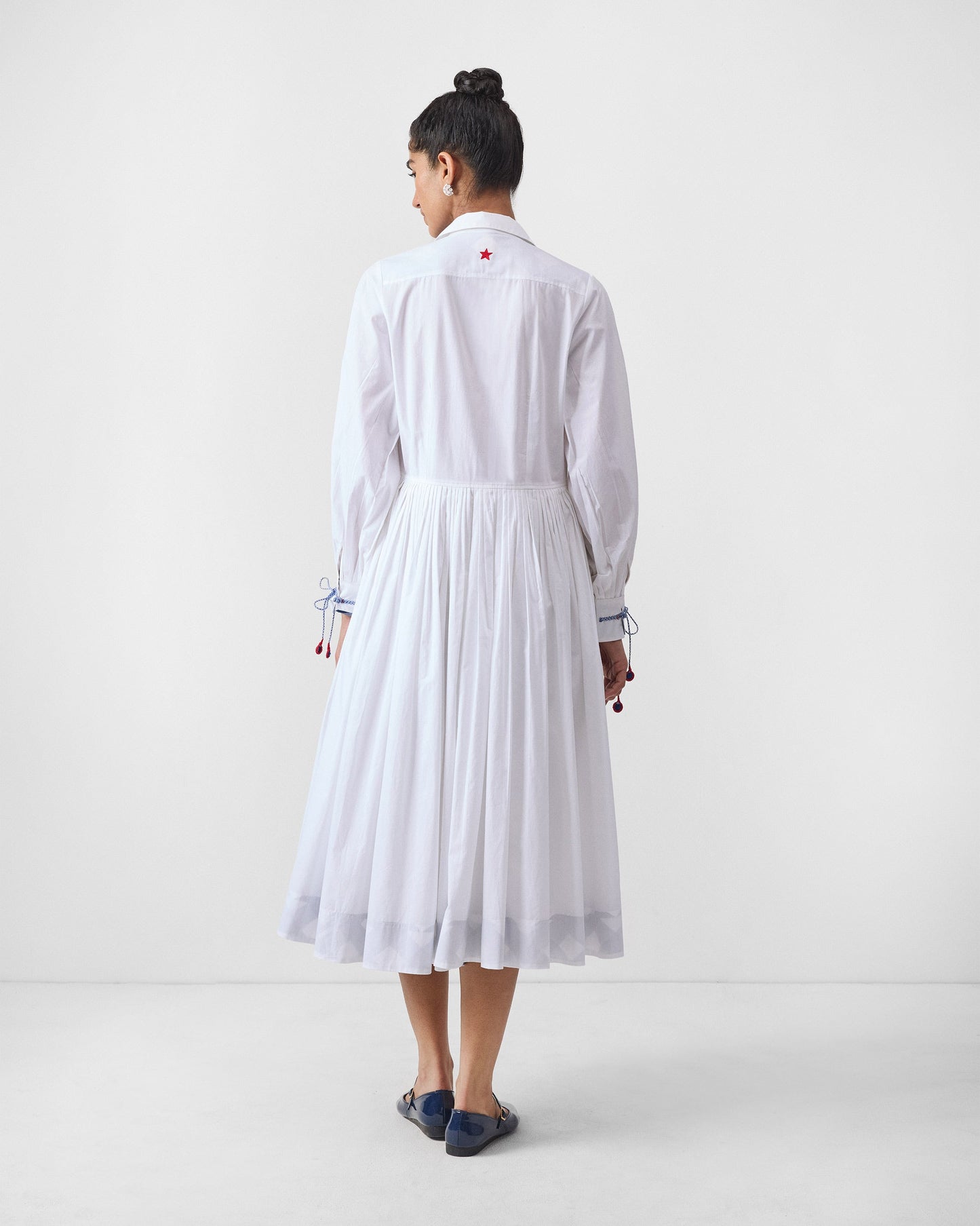 Puritsu Shirt Dress - White