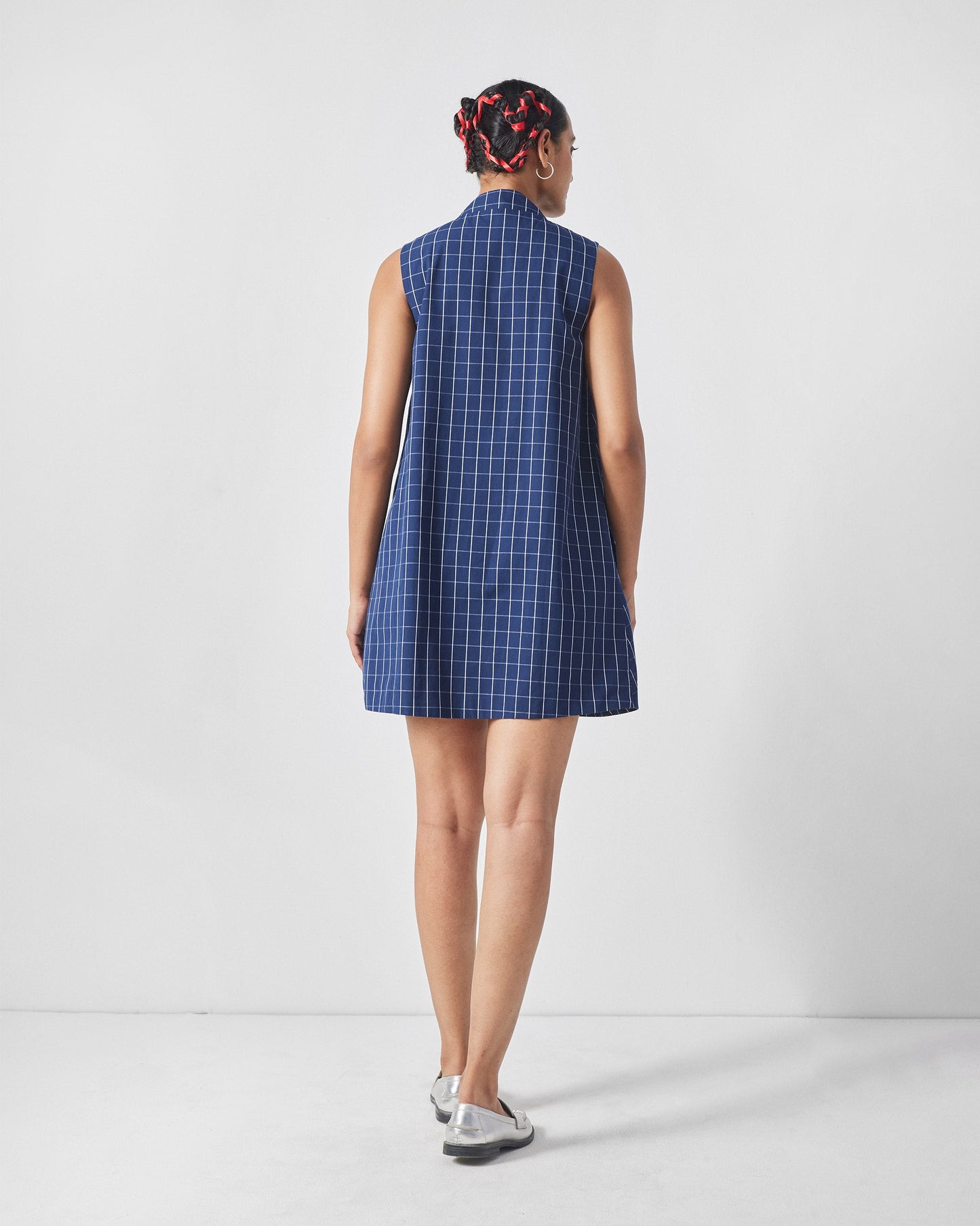 Kawaii Reversible Dress - Navy & Red