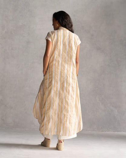 Myra Overlay - Gold & Ivory