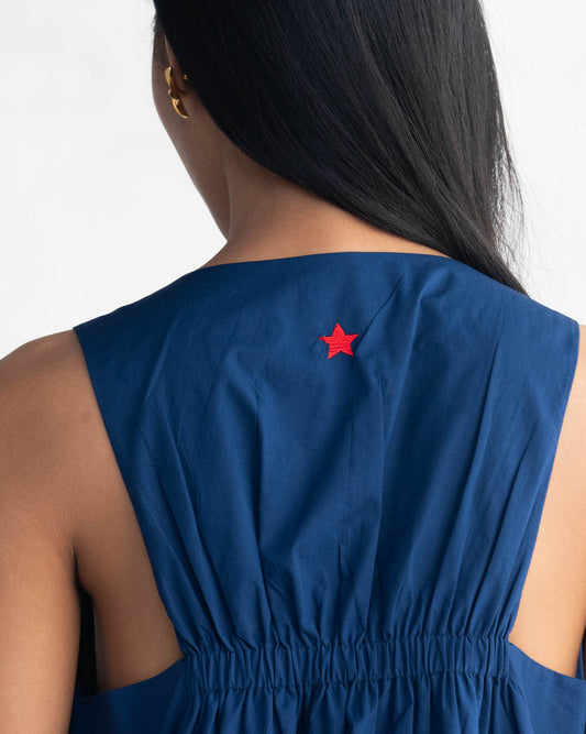 Short Racerback Dress - Navy