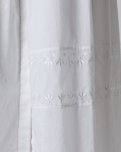 Rayna Dress - White Embroidery