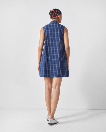 Kawaii Reversible Dress - Navy & Red